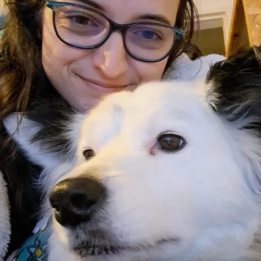 Sophie et son chien